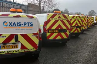 PTS van parked PTS van parked